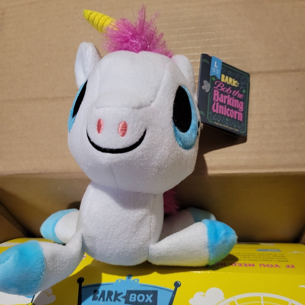 NWT Barkbox Bob The Barking Unicorn size large